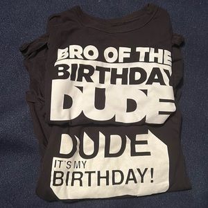 Birthday shirts